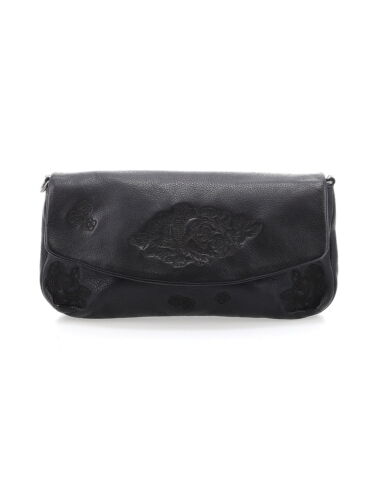 Fiore by Isabella Fiore Women Black Leather Clutch