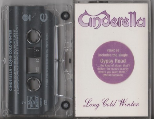 Cinderella 'Long Cold Winter' Cassette Album (1988)