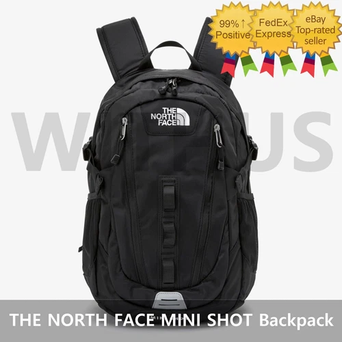 حقيبة ظهر THE NORTH FACE MINI SHOT باللون الأسود NM2DP02A أصلية - تتبع=