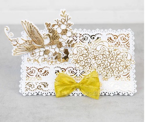 Tattered Lace Metal Die Set ~ Over the Edge Lace Rectangle ~ TL0235 ~ Large Dies - Picture 5 of 8