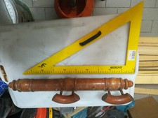 Vecchio antico attaccapanni appendiabiti da parete vintage d'epoca artigianale 5