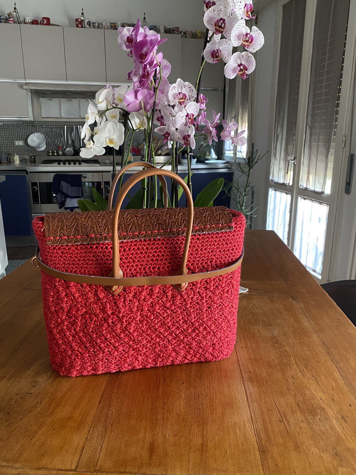 SAOLA Borsa Donna Crochet Uncinetto Fatta A Mano Handmade Tote Bag