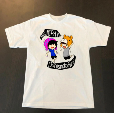 Vtg Dan And Phil Band Gift For Fans Cotton White Full Size Shirt MM780