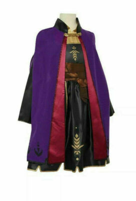 Halloween Princess Anna Frozen II Deluxe Costume Size 3T-4T Pretend Play Cosplay