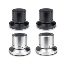 4pcs 65mm Aluminium Speaker Spike Pad Steel Ceramics Ball Isolation Stand Feet