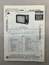 Sears 528.41950300 41950327 41951400 Service Manual Sams Photofact Free Shipping