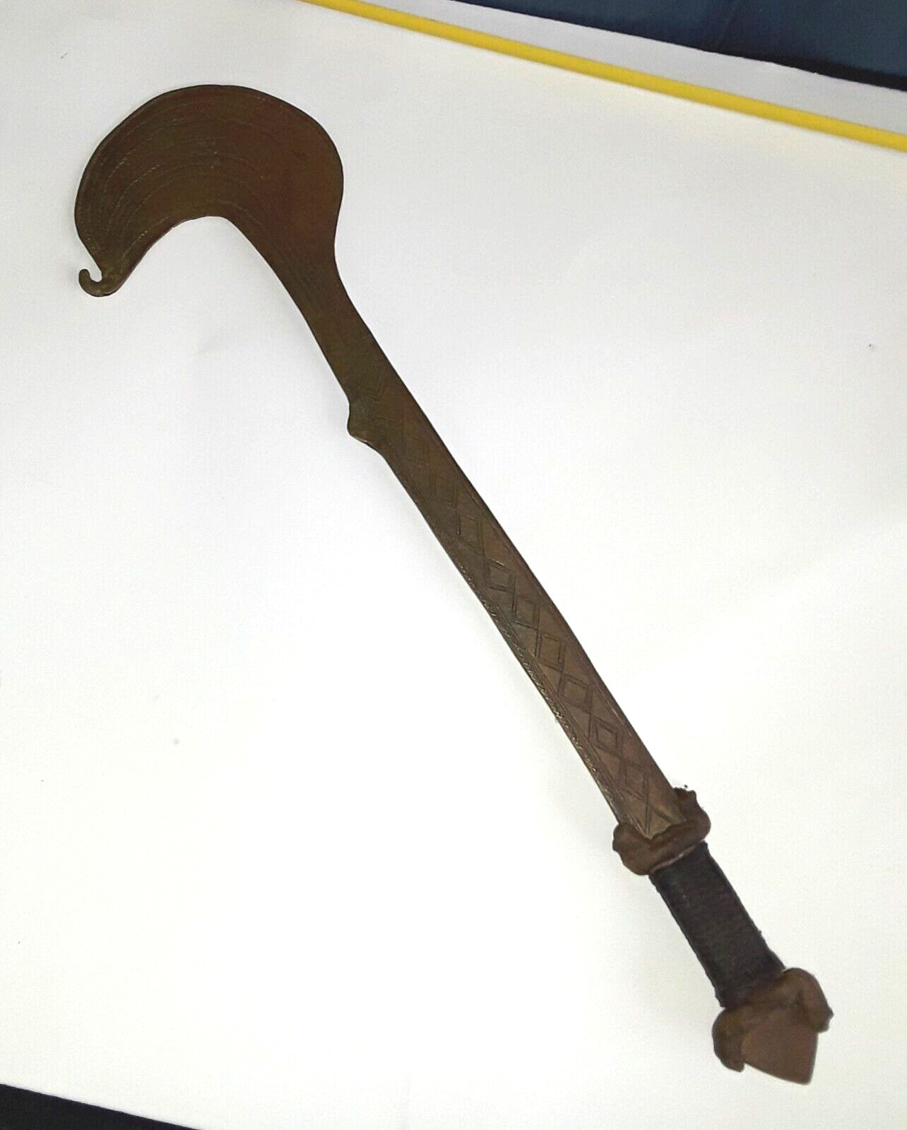Antique Dahomey African Sword of Bana Tribe Nedjeny Kapsiky Cameroon