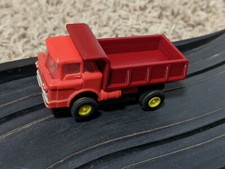 AURORA THUNDERJET DUMP TRUCK BED TUB Tjet T-JET Mack Int'l VIBRATOR CHERRY RED