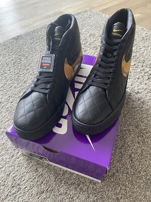 Nike SB Blazer Mid QS Supreme Black Gr. 45.5