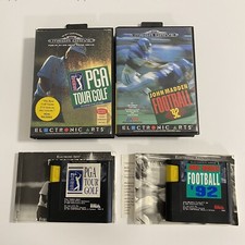 Thumbnail of ebay&reg; auction 136867508837 | PGA Tour Golf & John Madden Football '92 - Sega Mega Drive - PAL Boxed Komplett
