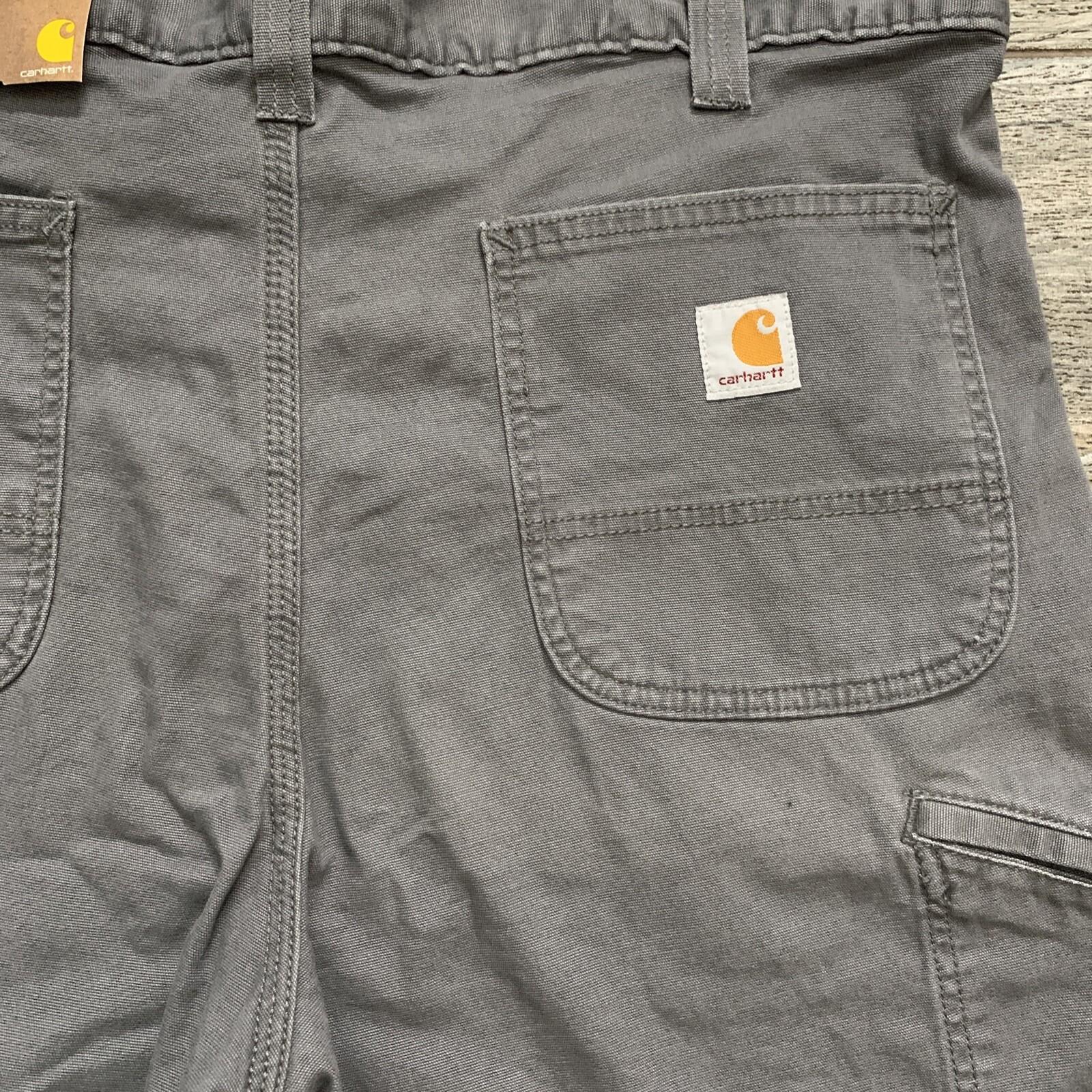 Carhartt Rugged Flex Relaxed Fit Canvas Rigby Shorts Size 38x10 RN