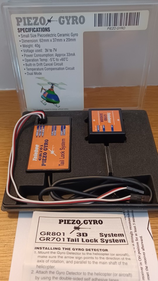 Piezo Gyro GR701 Tail Lock System - Small Size Piezoelectric Ceramic ...