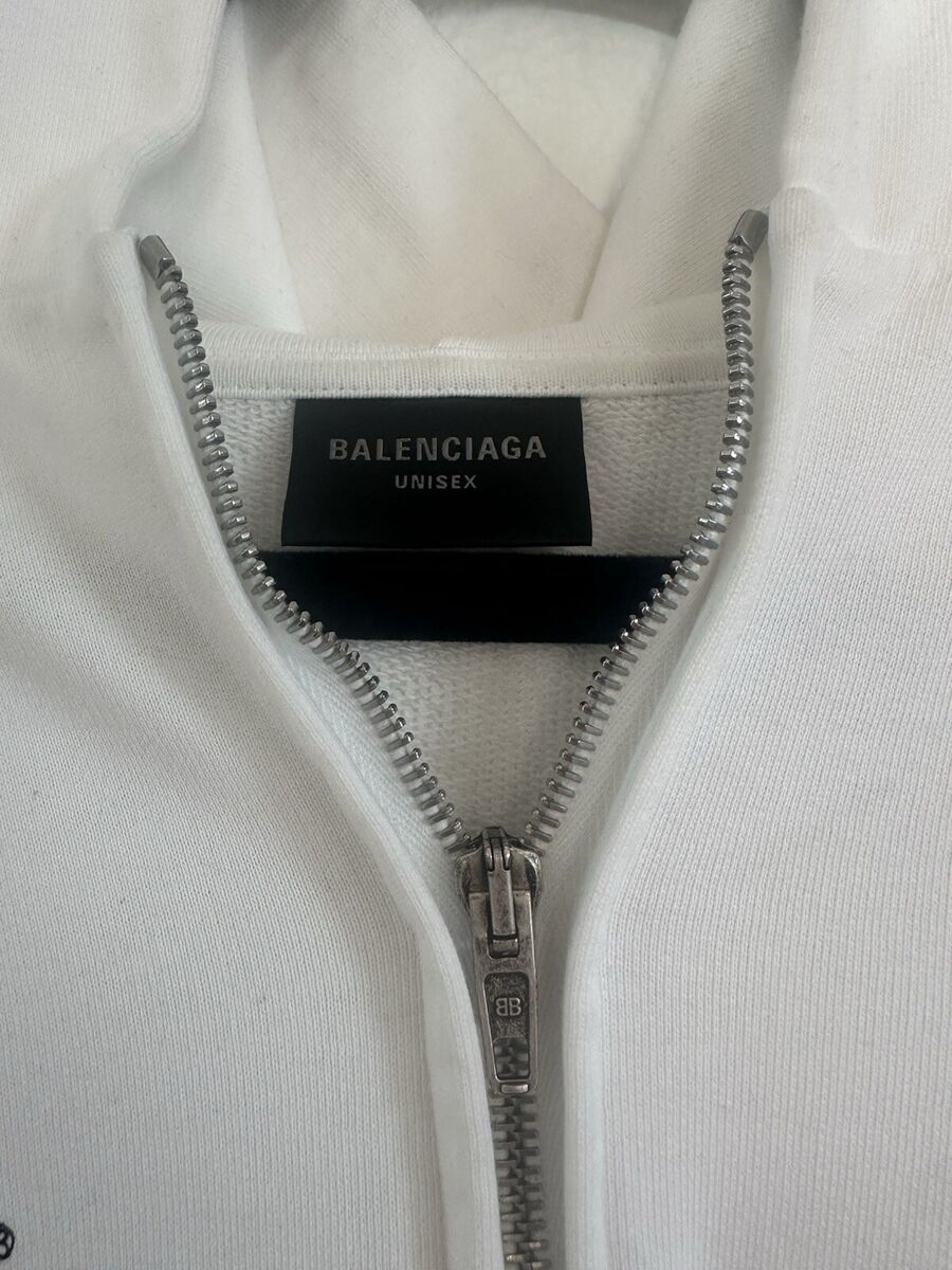 Balenciaga Soccer Zip Up Tokyo White | eBay Balenciaga Soccer Zip Up Tokyo White | eBay
