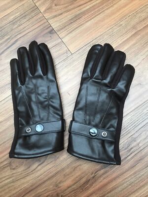 Vbiger Unisex Winter Warm Gloves Touch Screen Gloves Dark Blown Size Large