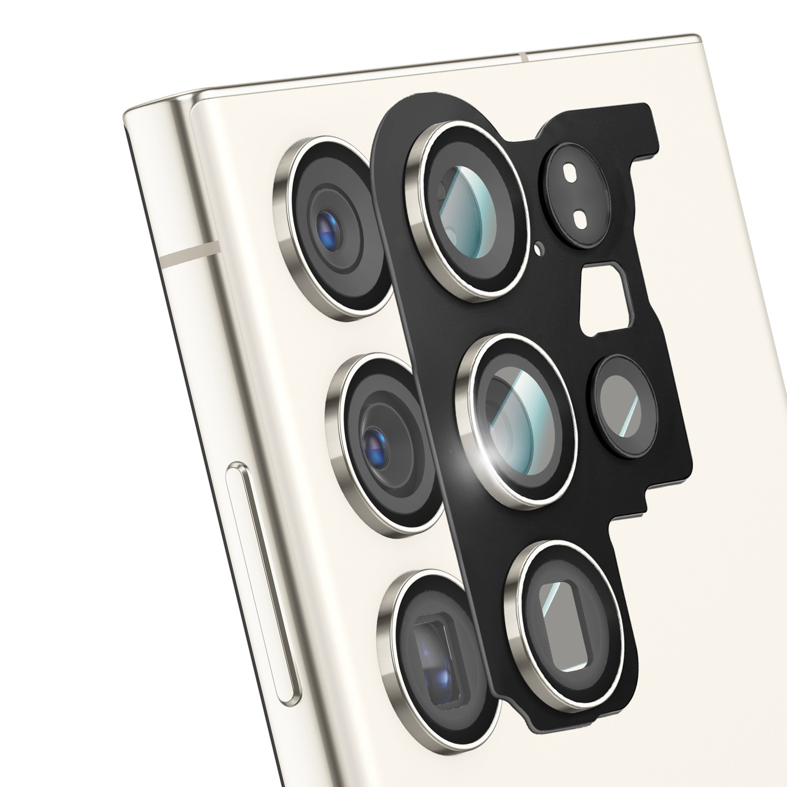 Lentille caméra arrière Galaxy S23 Ultra pour réussir vos photos de voyage en beige