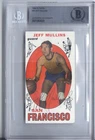 1969 Topps Basketrball  #70 Jeff Mullins Autographed  BVG Authentic