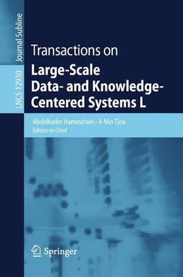 Transactions on Large-Scale Data- and Knowledge-Centered Systems L Taschenbuch