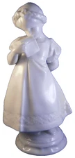 Art Nouveau KPM Berlin Porcelain School Girl Figurine Figure Porzellan Figur