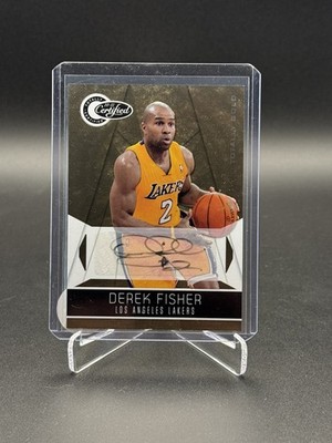 2010-11 Certified Totally Gold Signatures /25 Derek Fisher #73 Auto