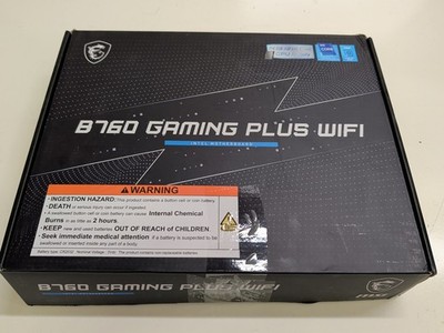 MSI B760 Gaming Plus WiFi Intel LGA1700 DDR5 WiFi 6E UNTESTED PARTS/REPAIRS