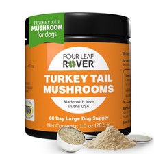 Turkey Tail Mushroom Extract For Dogs - Organic, 60-Day Supply, 50 Beta-Glucan