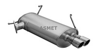 Asmet EndschalldäMpfer SchalldäMpfer FüR Mitsubishi Outlander II Cw_W