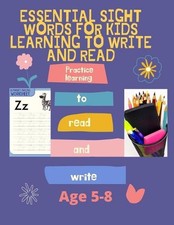 Essential Sight Words for Kids Learning to Write and Read: Activity Workbook Tha