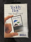 Teddy Boy. The Sega Card. Complete In Box! Sega Master System. Excellent Cond!