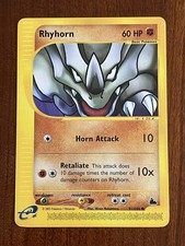 Rhyhorn 91/144 Non Holo Skyridge E-Reader Pokemon TCG NM on eBay