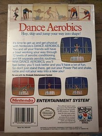Dance Aerobics (Nintendo NES, 1989) New, Factory Sealed in Box Rare !!