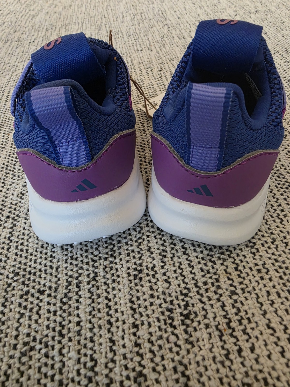 Adidas Lite Racer Adapt 7.0I Toddler Sneakers, Blue/Purple, Size 5K image 3