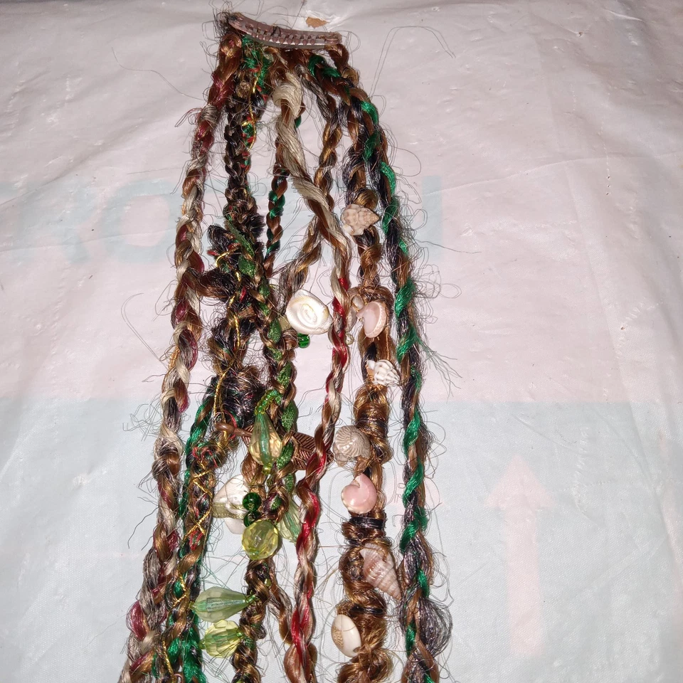 Textura Sintética Boho Twist Rizos Lagertha Locs Estilo Vikingo Cabello Scandi Rastas Foto 4 de 4