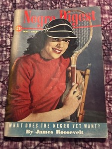Rare (Negro) Digest Magazine John H. Johnson May 1947