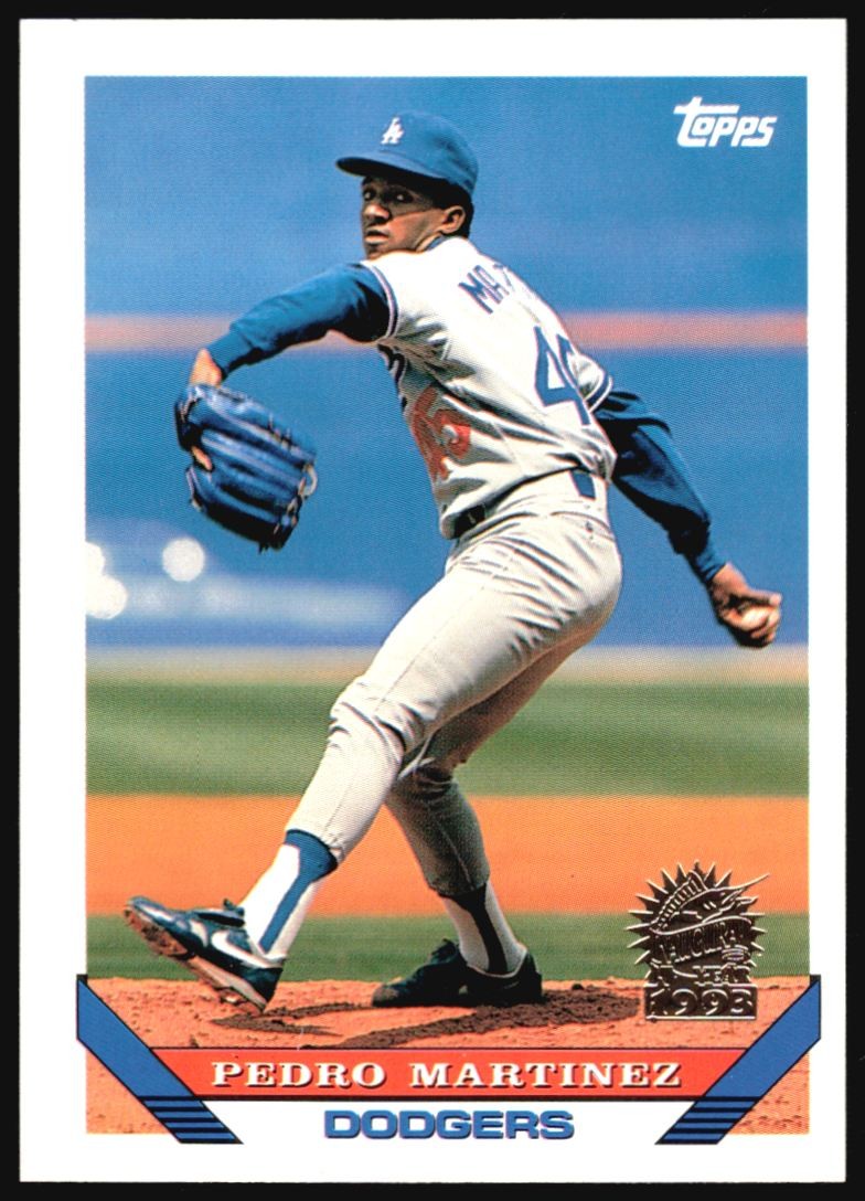 1993 Topps Inaugural Florida Marlins PEDRO MARTINEZ #557