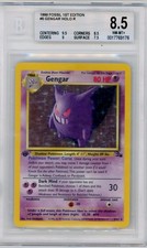 1999 Pokemon Fossil Gengar 5/62 1st Edition Holo BGS 8.5