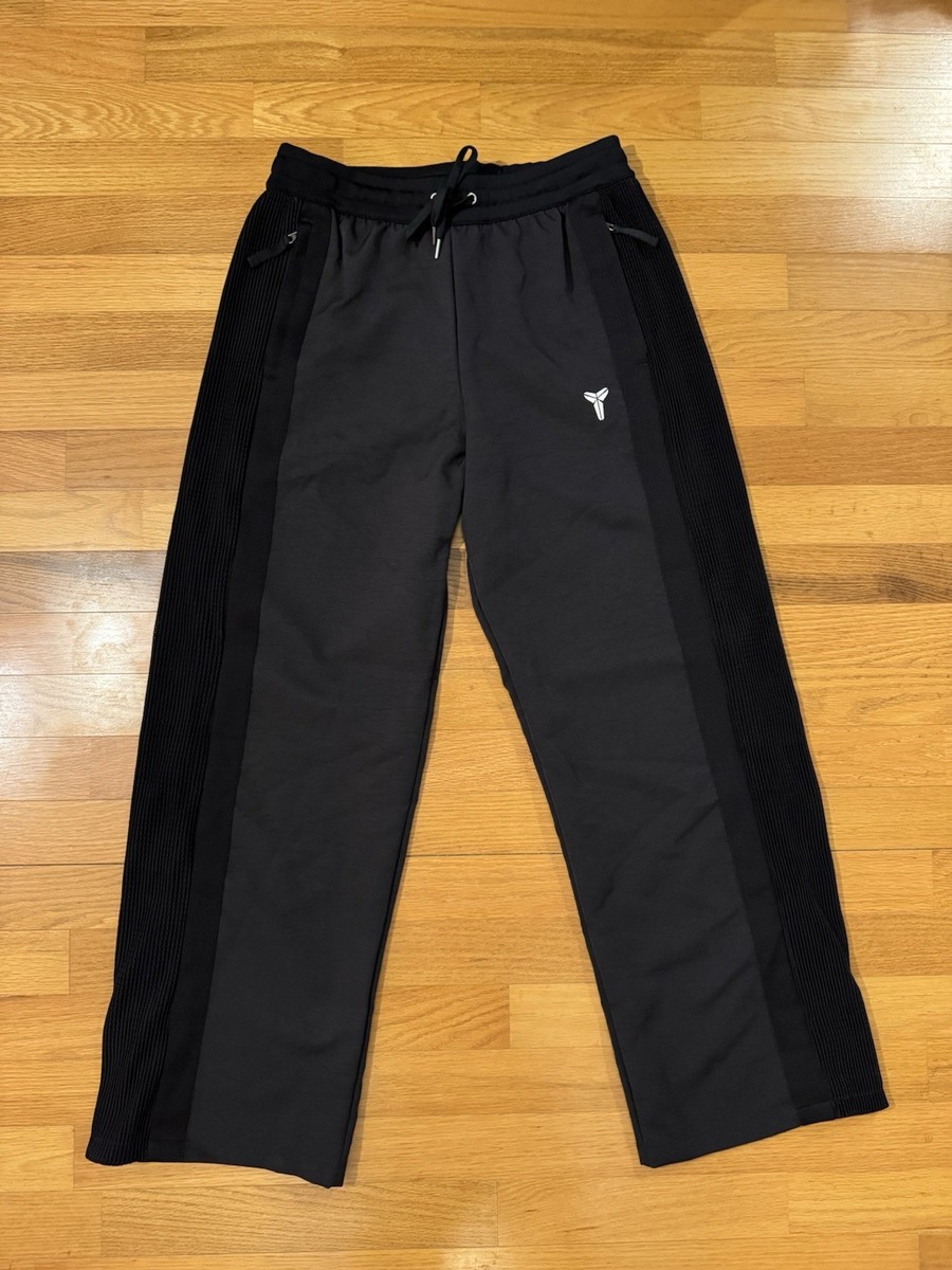 New M Nike Kobe Bryant Mamba Logo Pleated Track Pants Black IB0009