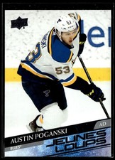 2020-21 Upper Deck Series 2 Young Guns Francais #460 Austin Poganski Rookie RC