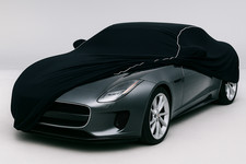 Ganzgarage Indoor Stretch Cover Carcover für Jaguar F Type Cabrio Schwarz.