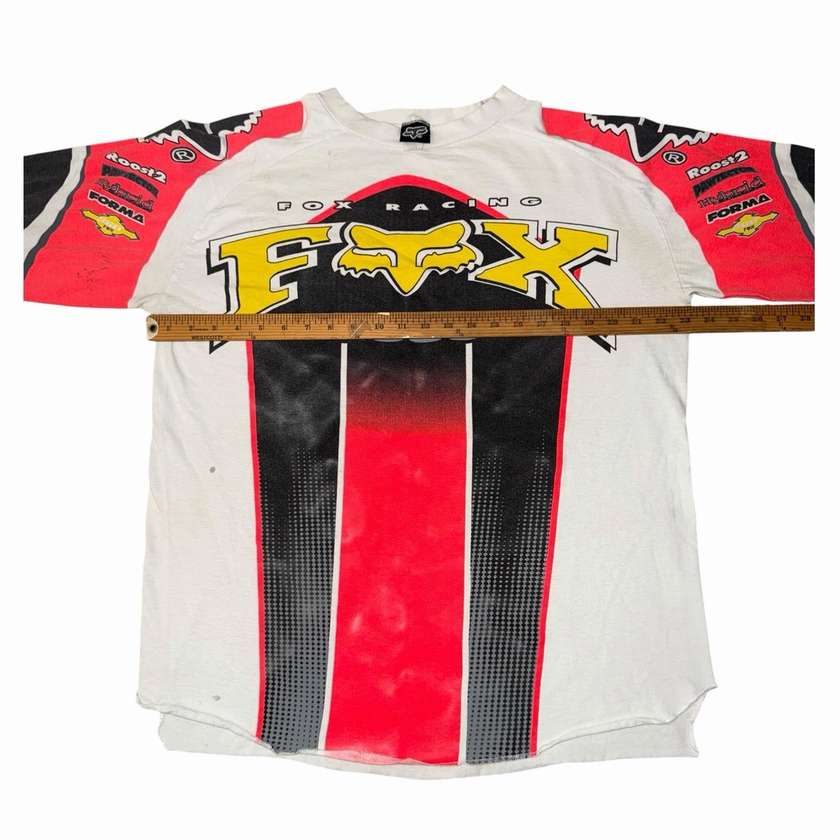 Vintage 90s Fox Racing HC96 Motocross Jersey Mens XLarge Made in