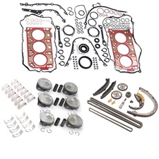 3.0L Engine Overhaul Rebuild Kit w/Timing Set For Porsche Macan Panamera S V6