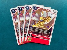 Zubamon BT3-008 Playset Release Special Booster 1.5 Digimon Card Game x4