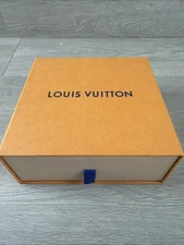 Louis Vuitton Empty Gift Box 6.5” x 6.5” x 2.5” with Pull Drawer Authentic