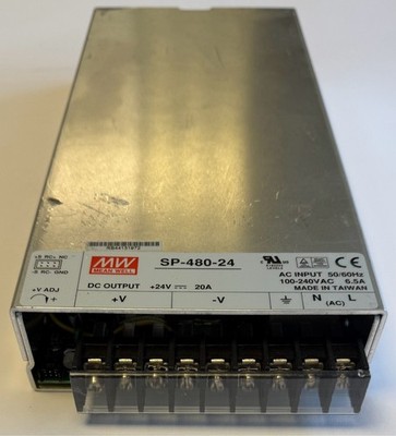 Mean Well Schaltnetzteil / 24V DC / 20A / SP-480-24