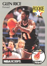 1990-91 Hoops #168 Glen Rice RC