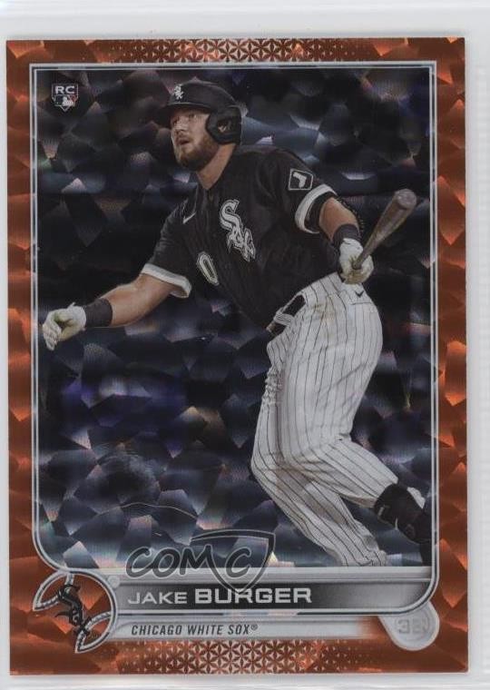 2022 Topps Series 1 Orange Foil /299 Jake Burger #186 Rookie RC