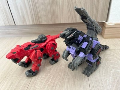 Zoids Soft Vinyl Saber Tiger & Geno Saurer 2 Figure Set
