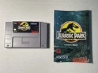 Jurassic Park SNES Game with Manual