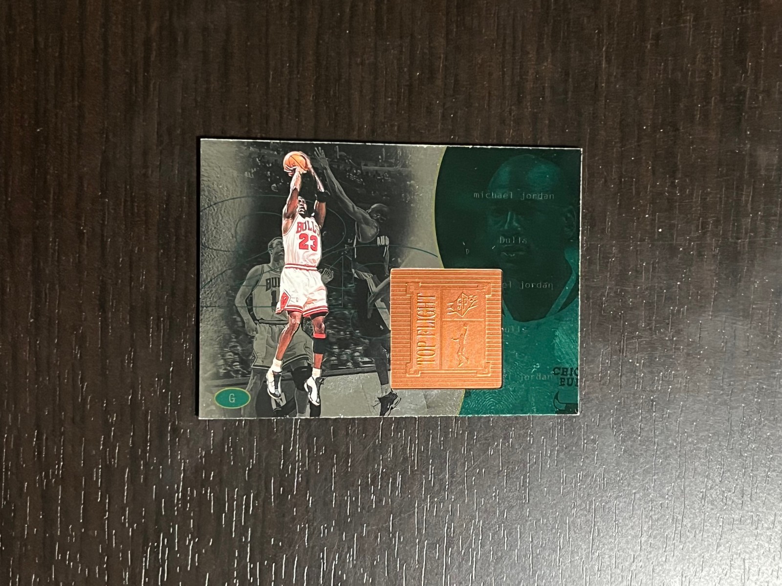 MICHAEL JORDAN 1998-99 SPx Finite Top Flight /3390! Card #181 Chicago Bulls HOF