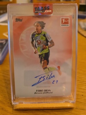 topps bundesliga international stars 2025-26 Fabio Silva Auto 2/5 Borussia...