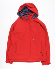 Womens UK Size 14 Regular Sprayway Red Polyester Jacket